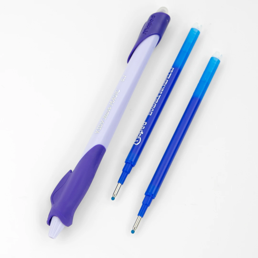 Kidy Learn Blue Erasable Pen with 2 Refills – Maped