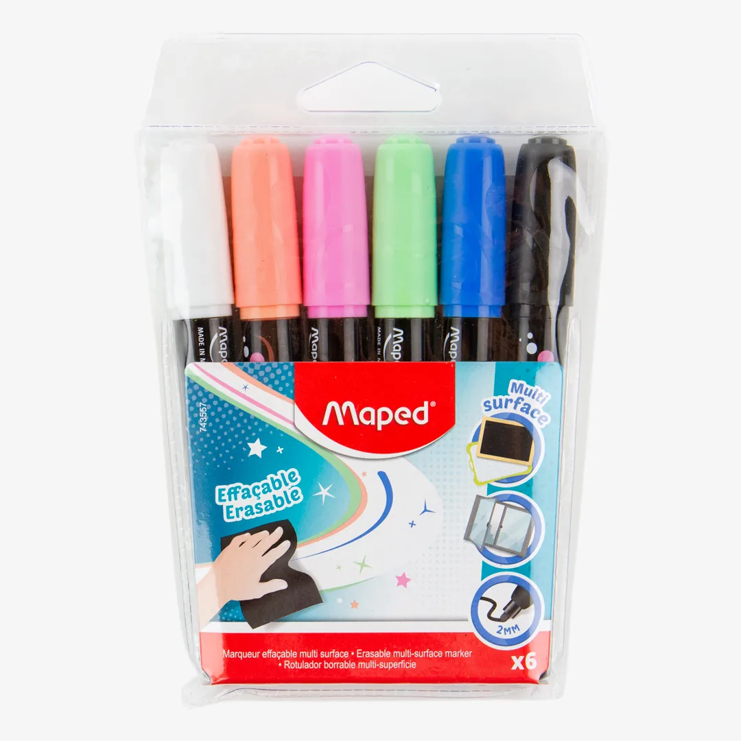 4 Pack of Liquid Chalk Markers by Maped