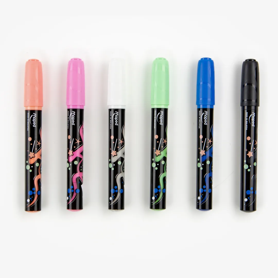 4 Pack of Liquid Chalk Markers by Maped