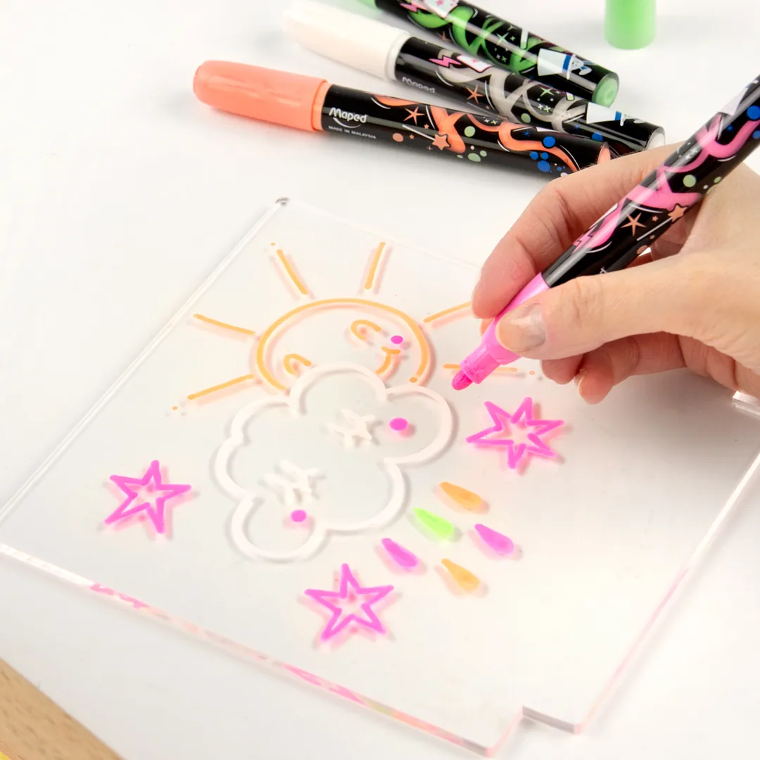 4 Pack of Liquid Chalk Markers by Maped