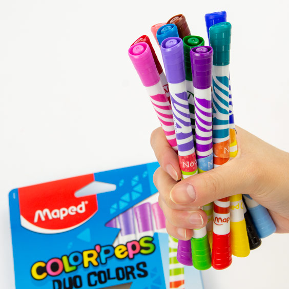 Maped Dual-Colour Felt-Tip Pens