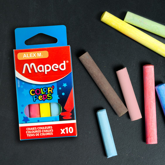Maped Colored Chalks