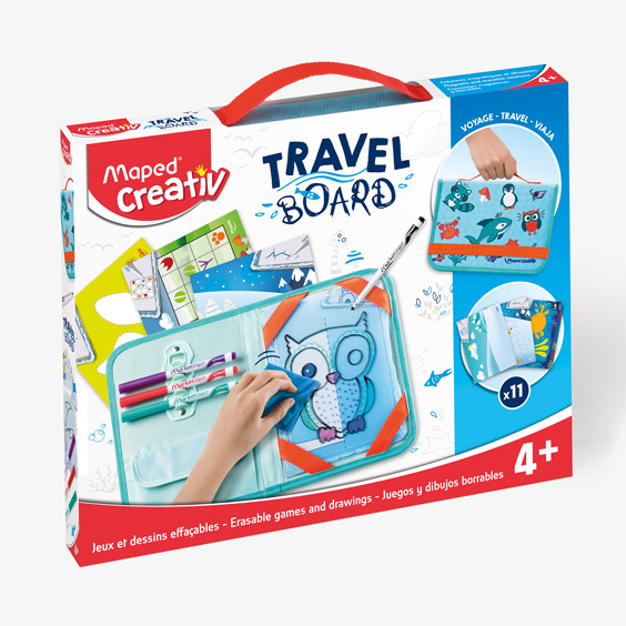 Set de manualidades portátil Travel Board de Maped Creativ