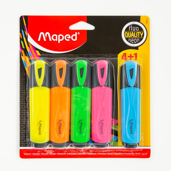 Maped Flourescent Highlighters