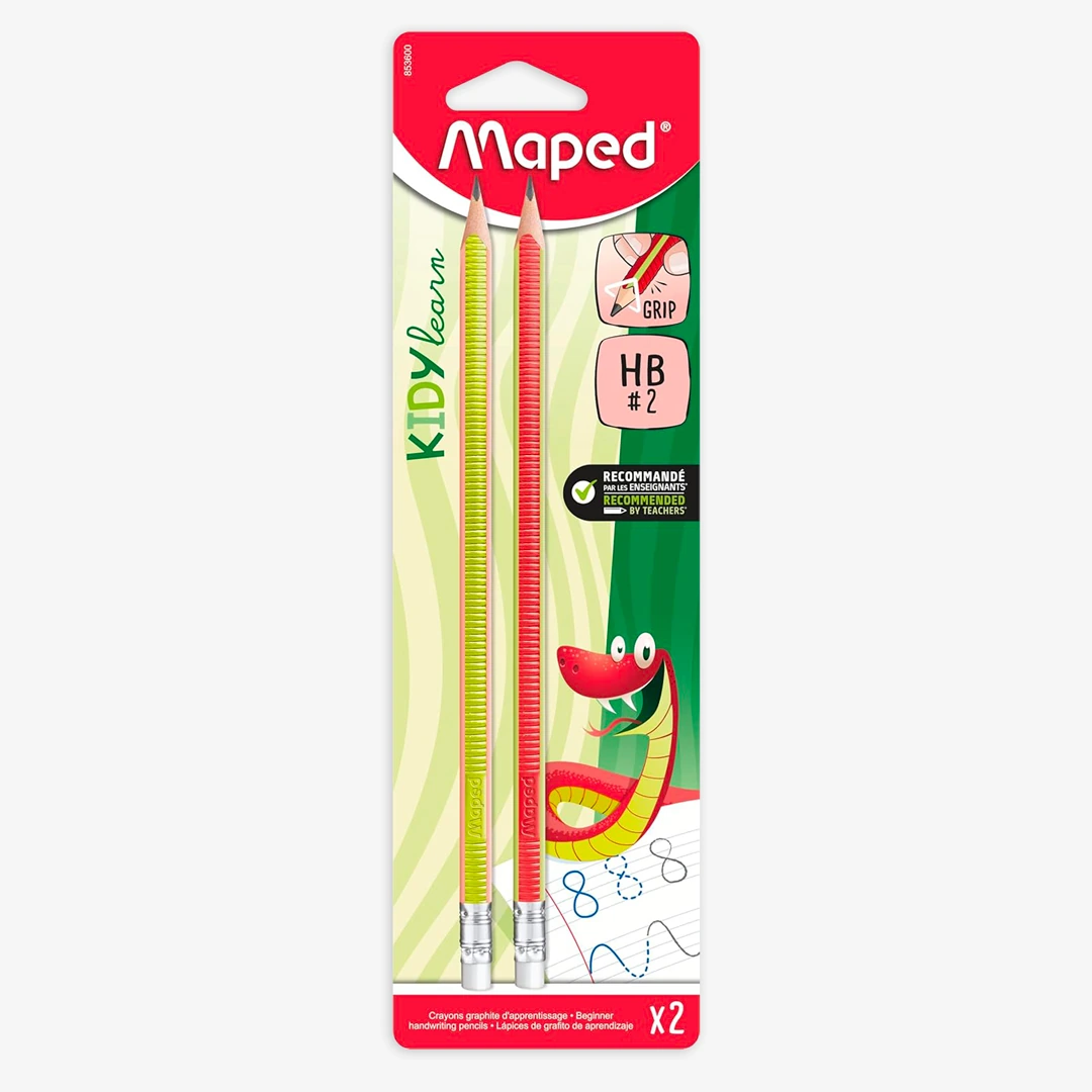 Set of 2 Ergonomic Learning Pencils – Maped