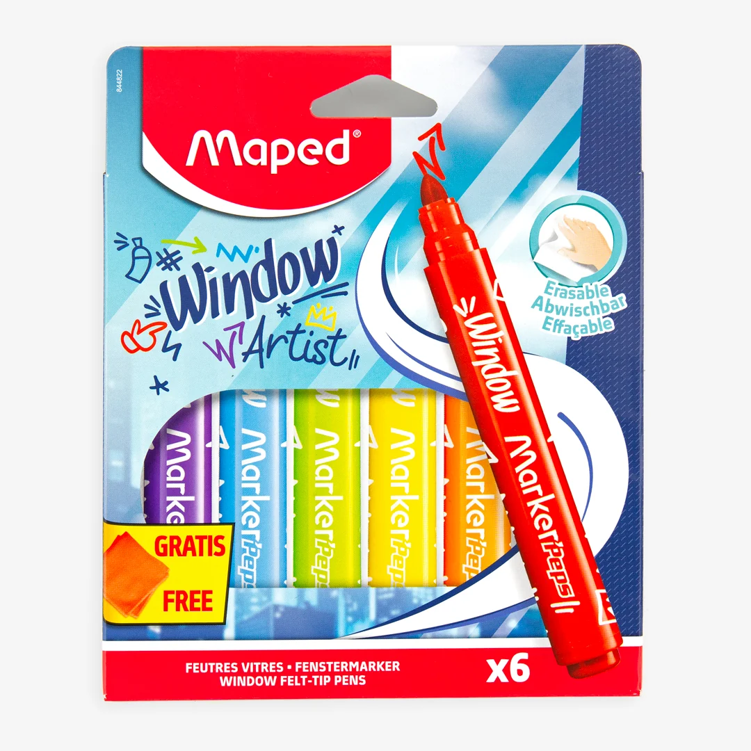 Set of 6 Window Markers – Maped  