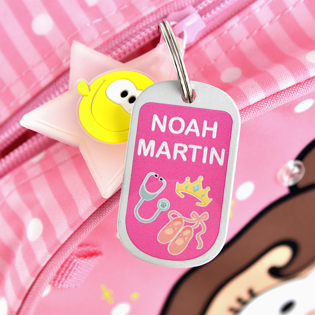 Kinder-Rucksack mit Berufsmotiven in Rosa – von CYP Brands