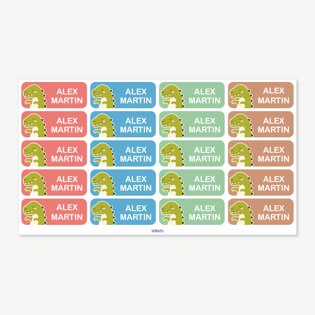Étiquettes autocollantes Moyen Format