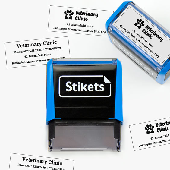 Medium-sized Self-Inking Stamps for Companies
