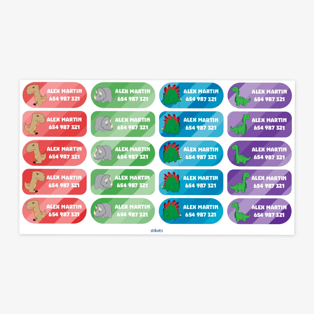 Etiquettes thématiques moyennes