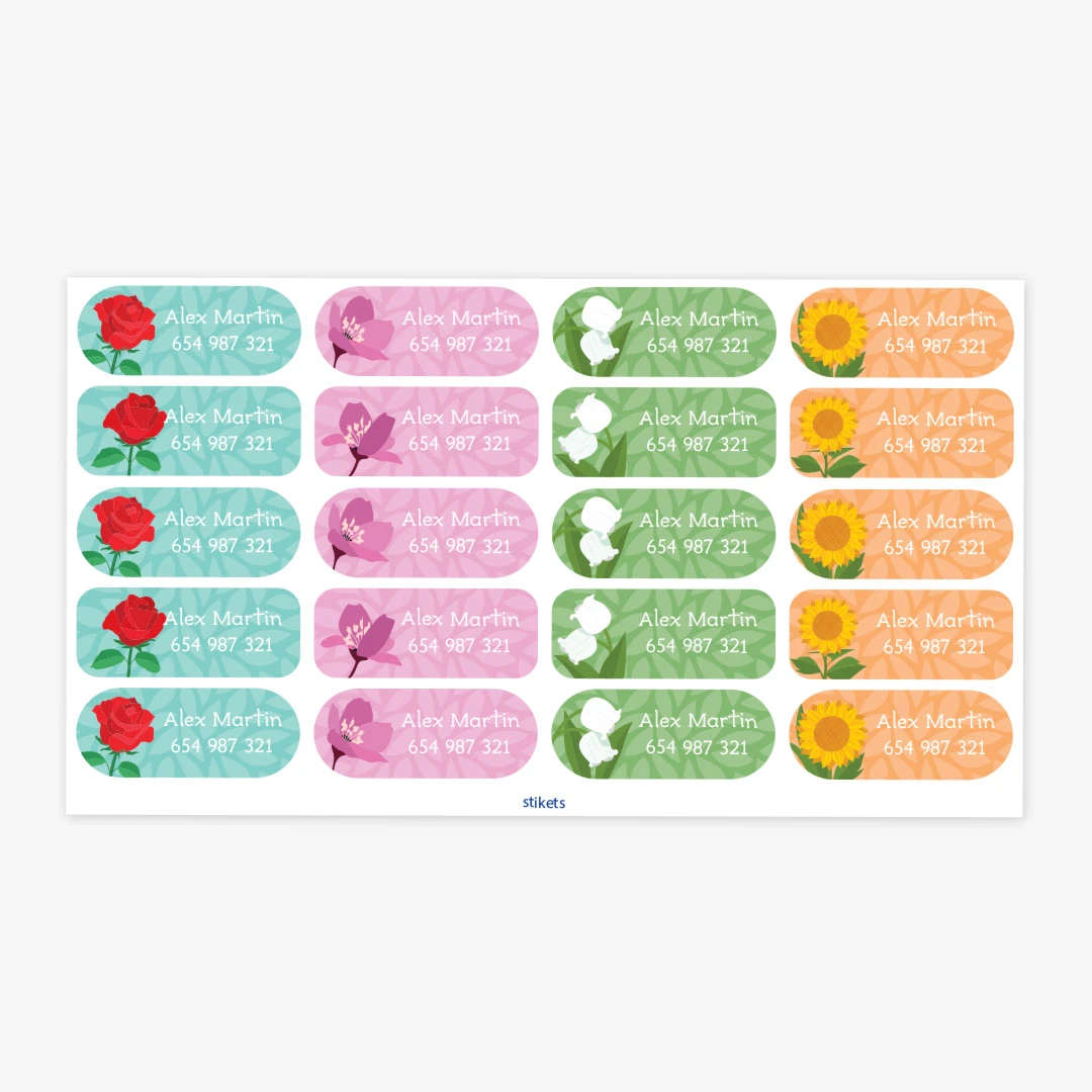 Etiquettes thématiques moyennes