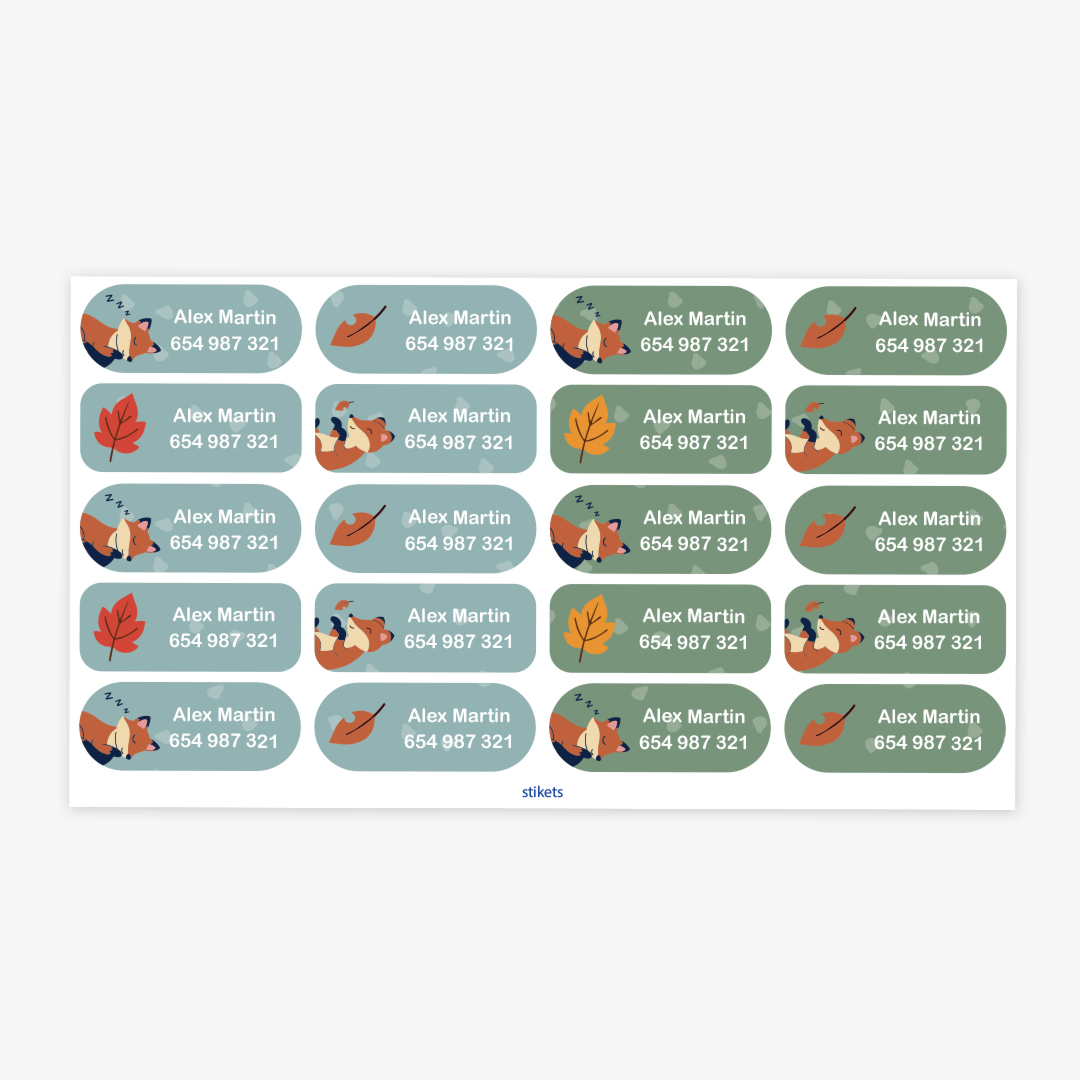 Medium Thematic Name Labels