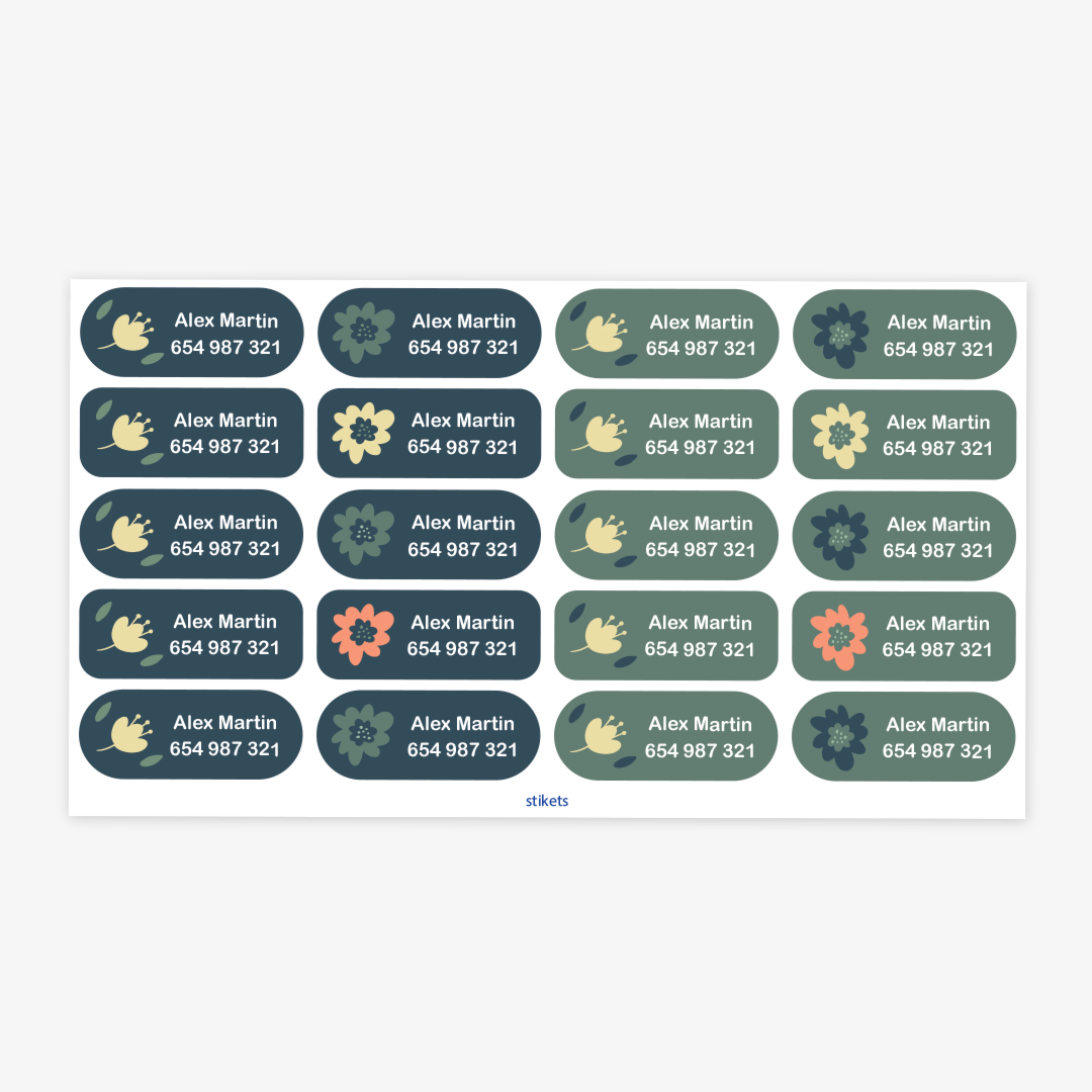 Medium Thematic Name Labels