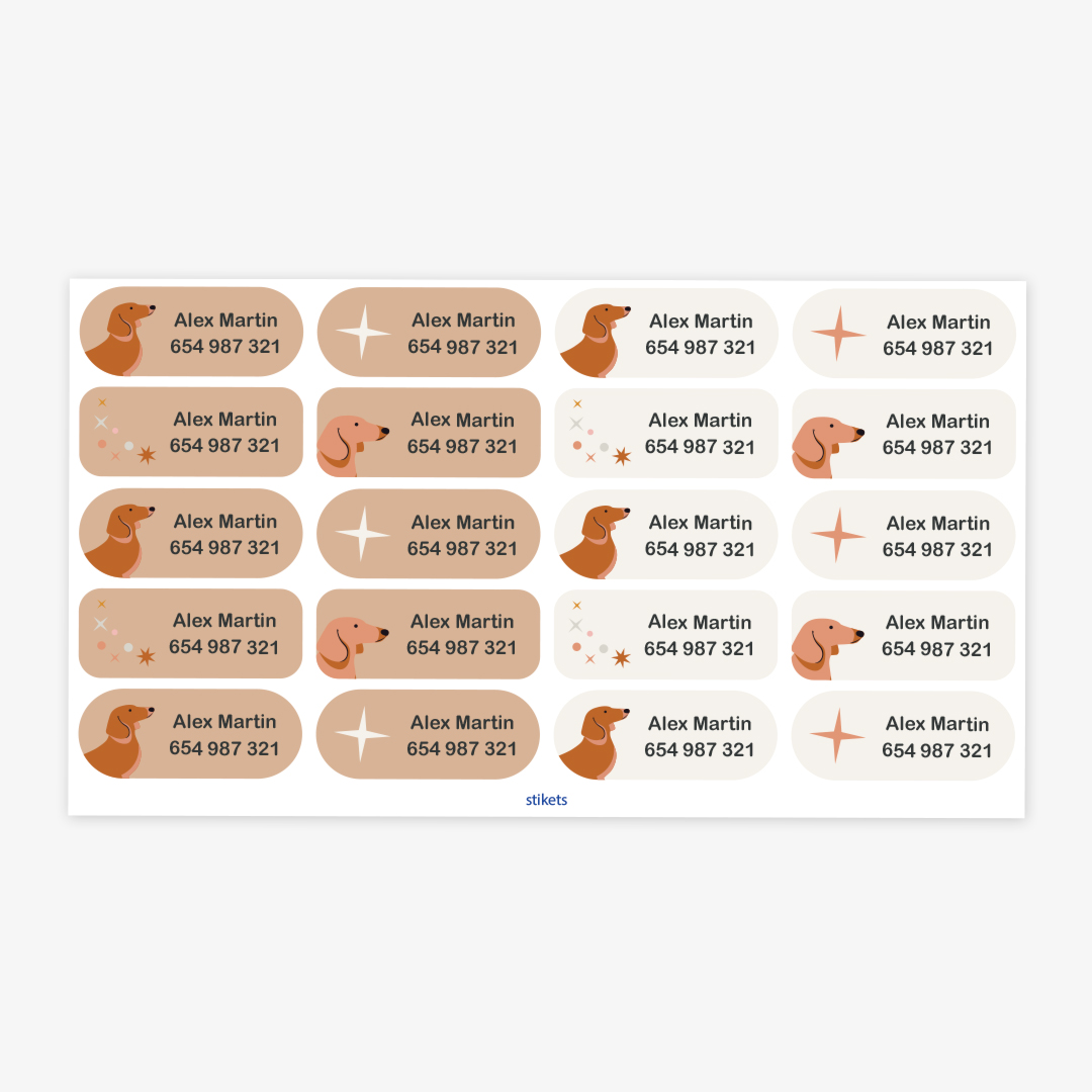 Medium Thematic Name Labels