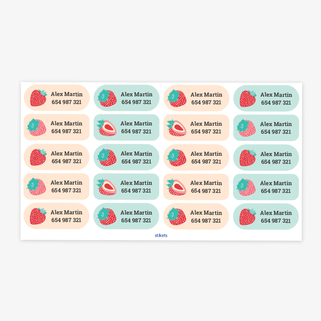 Medium Thematic Name Labels