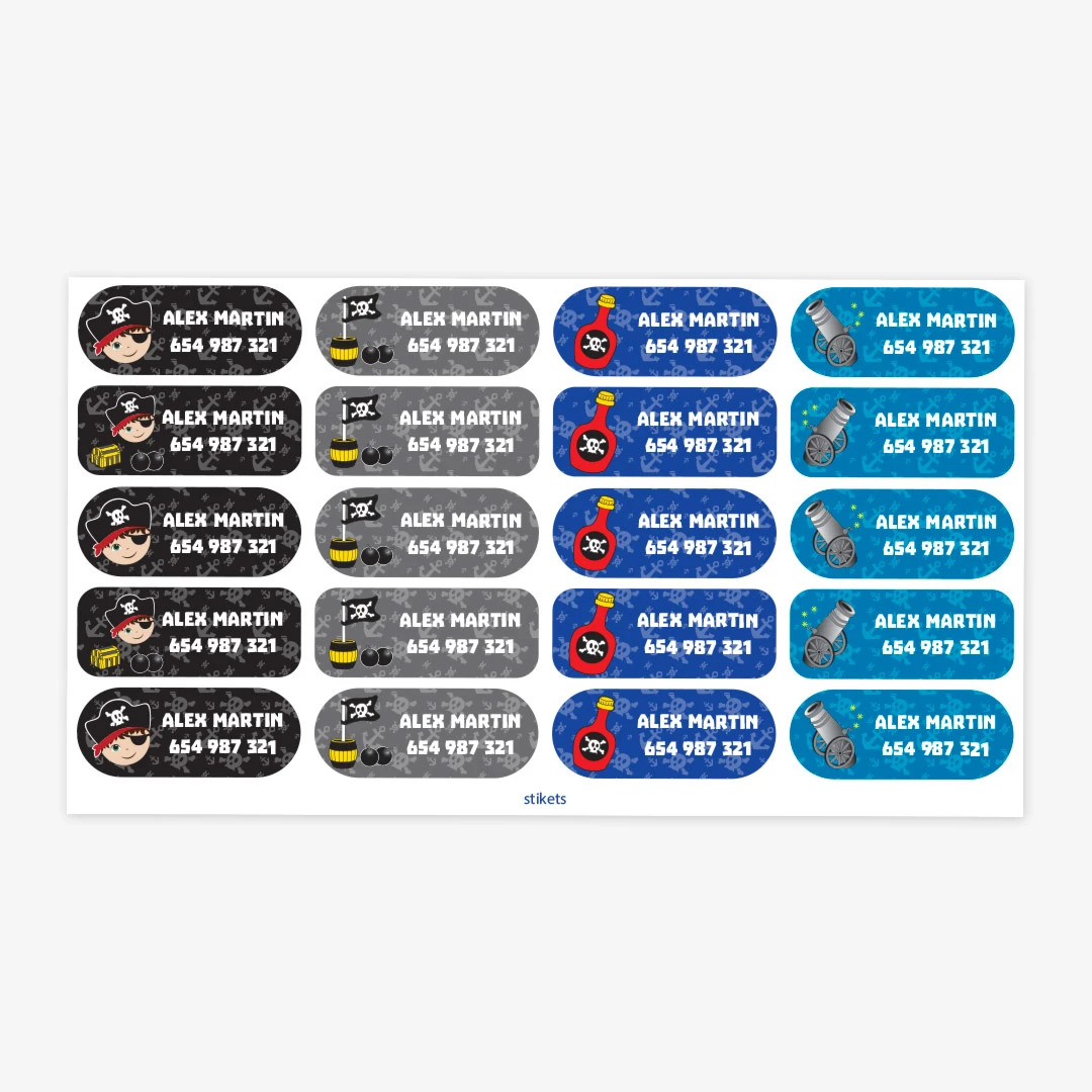 Etiquettes thématiques moyennes