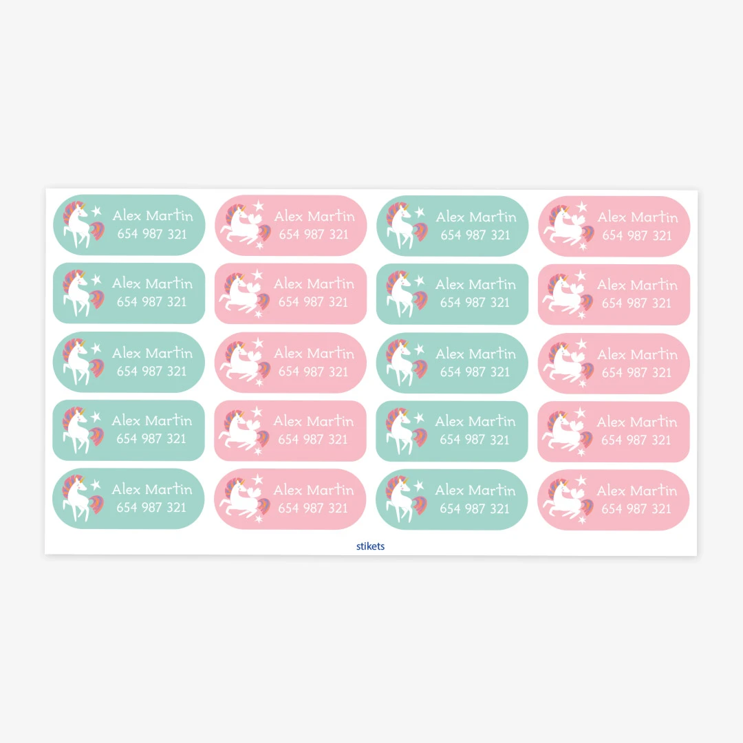 Etiquettes thématiques moyennes