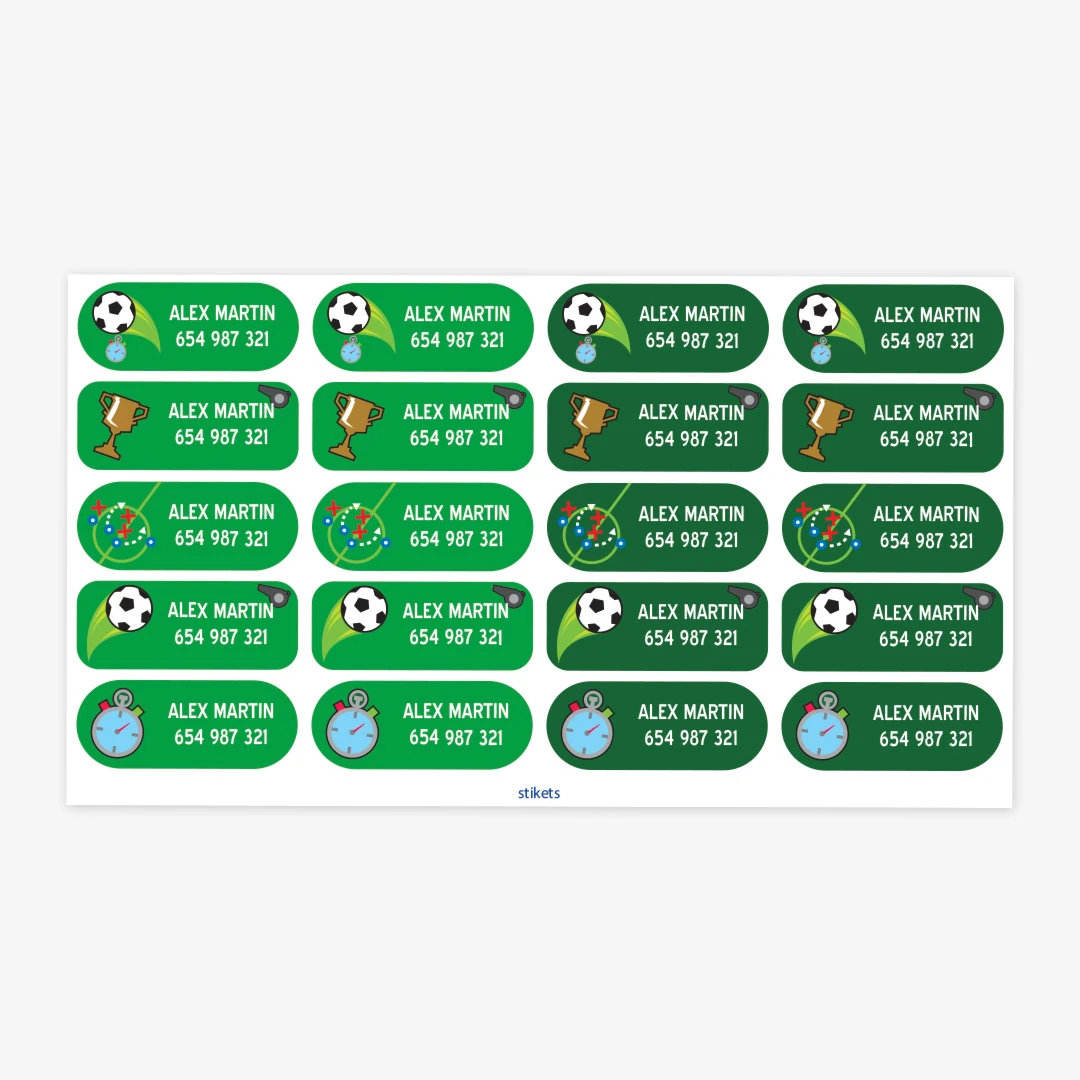 Etiquettes thématiques moyennes