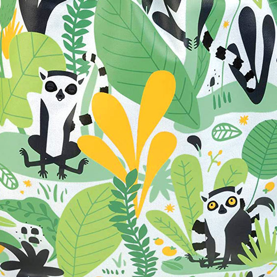 Milan Lemur Hide&Seek Drawstring Bag