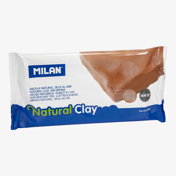 Milan Natural Modeling Clay. Terracota (400 gr)