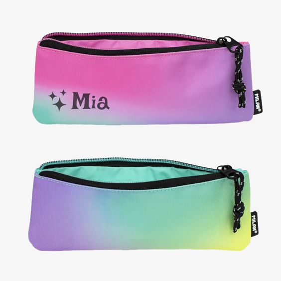 Small flat pencil case Sunset by Milan