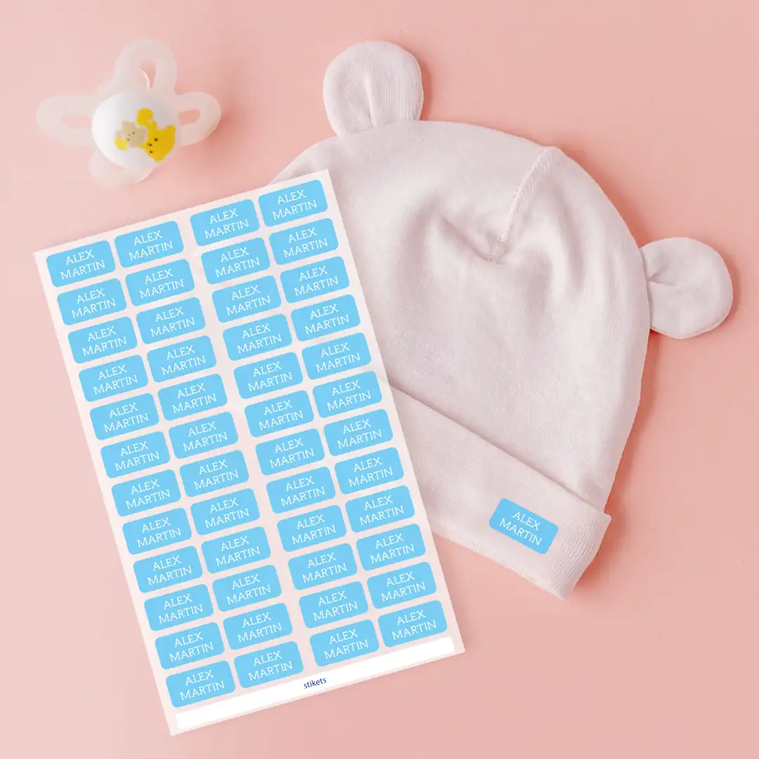 Mini Iron-On Name Labels