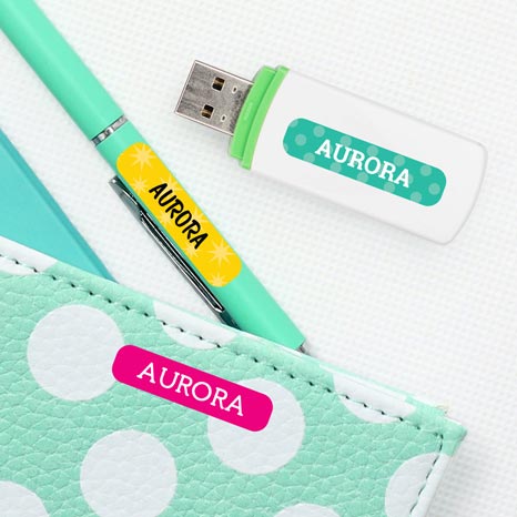 GRAVURZEILE Etichette scolastiche – Design pompieri – Personalizzate con nome – 100 adesivi in 3 misure per scrivere oggetti scolastici – Quaderni – Regalo per l'inizio della scuola