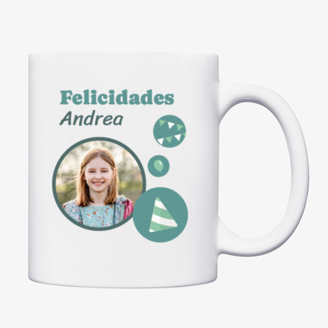 Taza de cerámica para cumpleaños