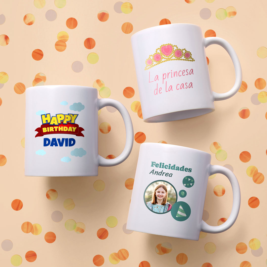 Taza de cerámica para cumpleaños