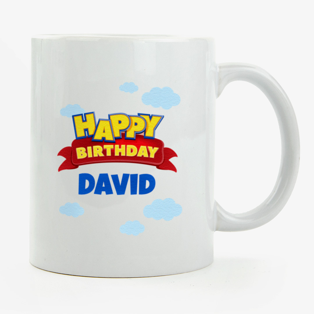Taza de cerámica para cumpleaños