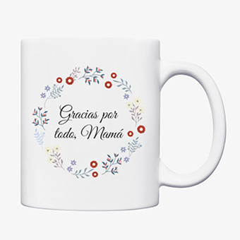Taza personalizada de cerámica para madres