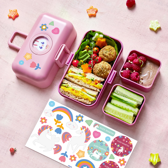 Blush Pink Monbento Snackbox voor kinderen