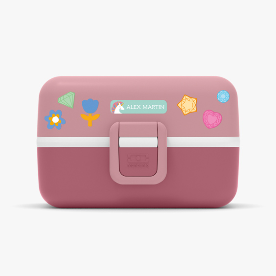 Blush Pink Monbento Snackbox voor kinderen