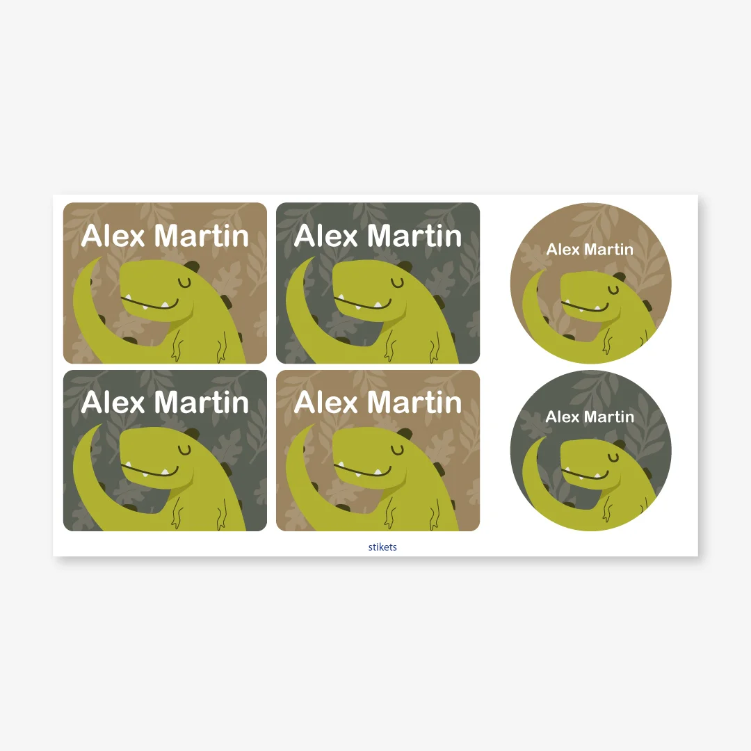 Themed labels for bottles and lunch boxes