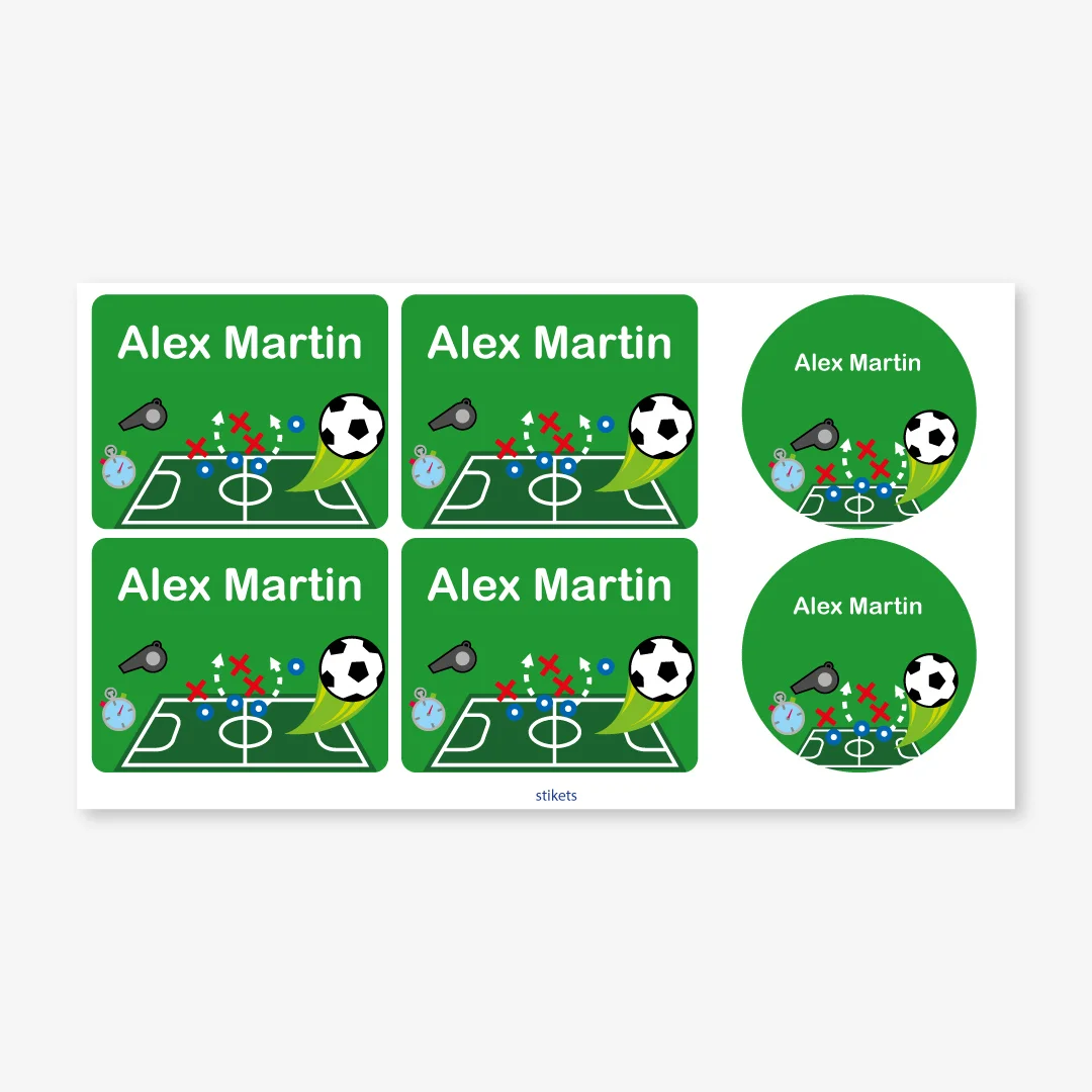 Themed labels for bottles and lunch boxes