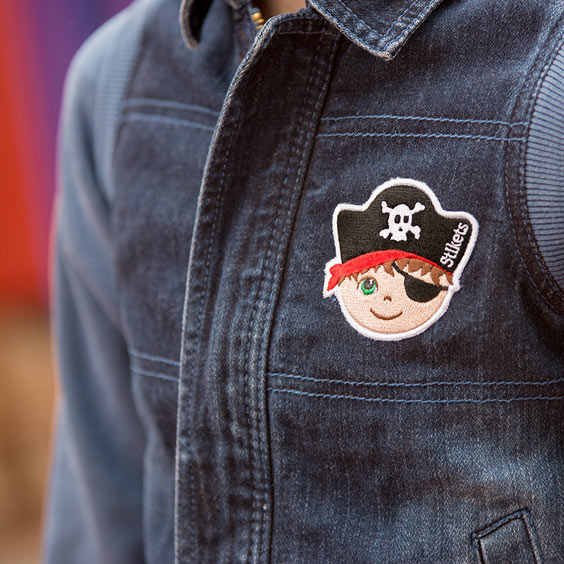 Pirate Boy Embroidered Patch