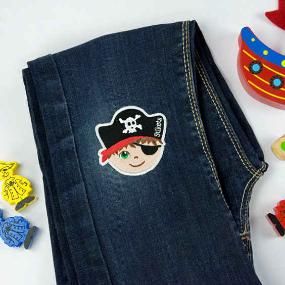 Pirate Boy Embroidered Patch