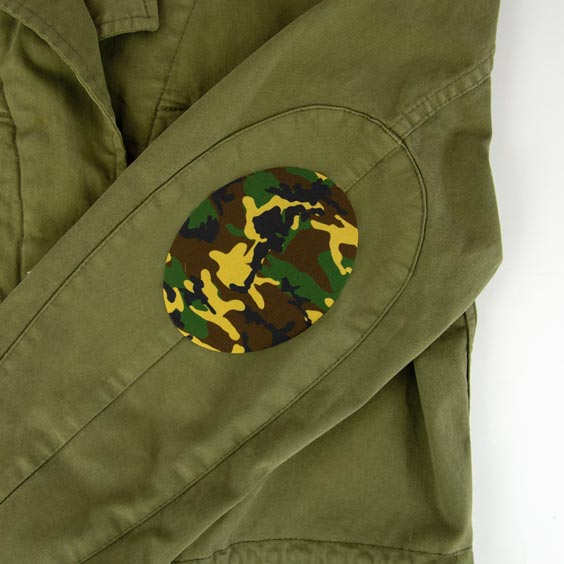 Junior Camouflage Iron-On Patch