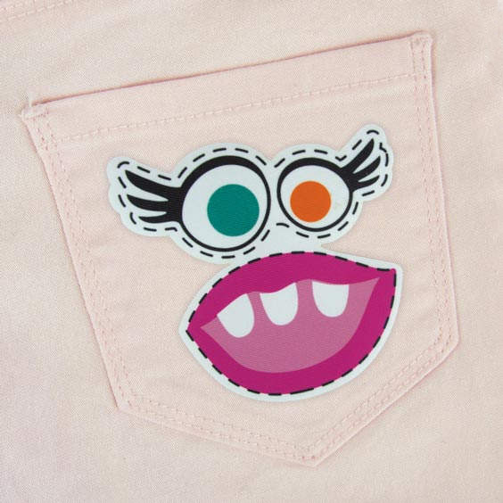 Monster Girl Iron-On Patch