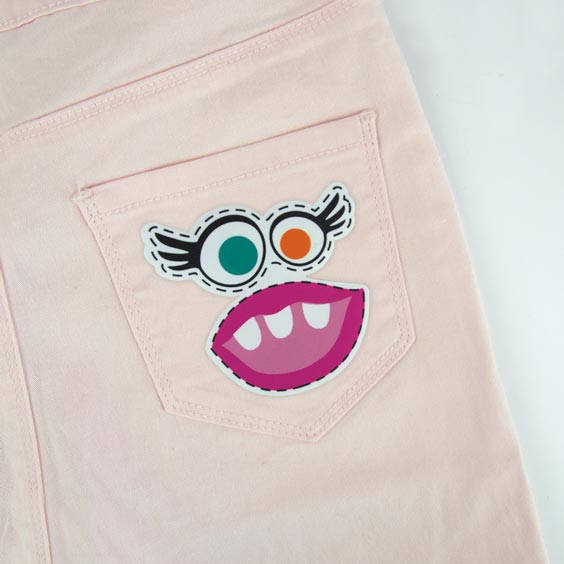 Monster Girl Iron-On Patch