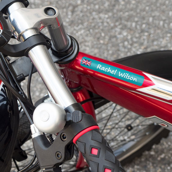 Bike name stickers for adults