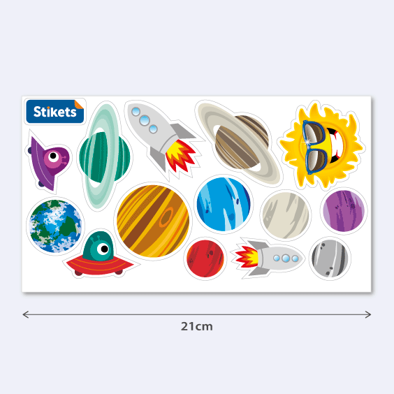 Stickers of planets