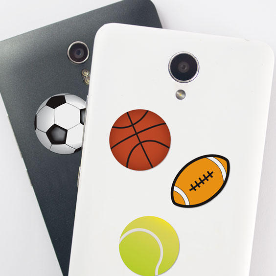 Ball phone Stickers