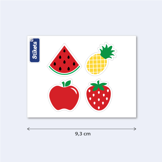Fruit phone stickers