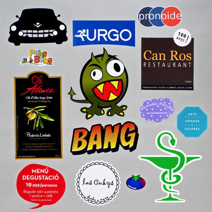 Autocolantes recortados personalizados - Stikets