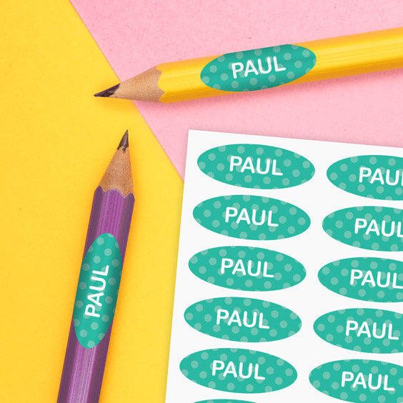 Etiquettes pour crayons et stylos