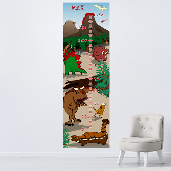 Personalised Dinosaurs Height Chart