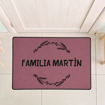 Felpudo personalizado con texto