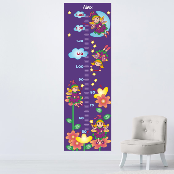 Personalised Fairies Growth Chart