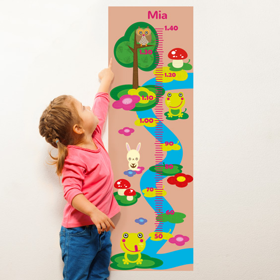 Personalised Forest Animals Growth Chart